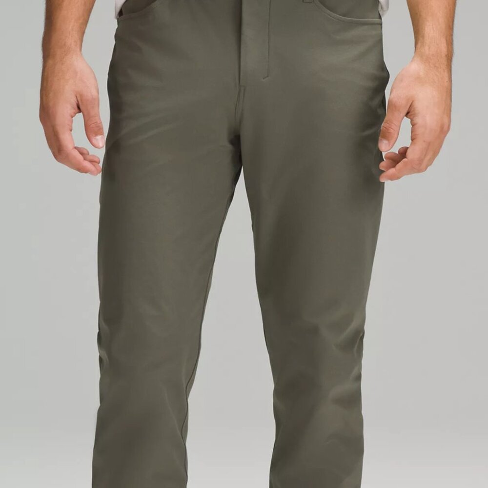 Lululemon ABC Classic-Fit 5 Pocket Pant - Size 36 x 32 - Army Green